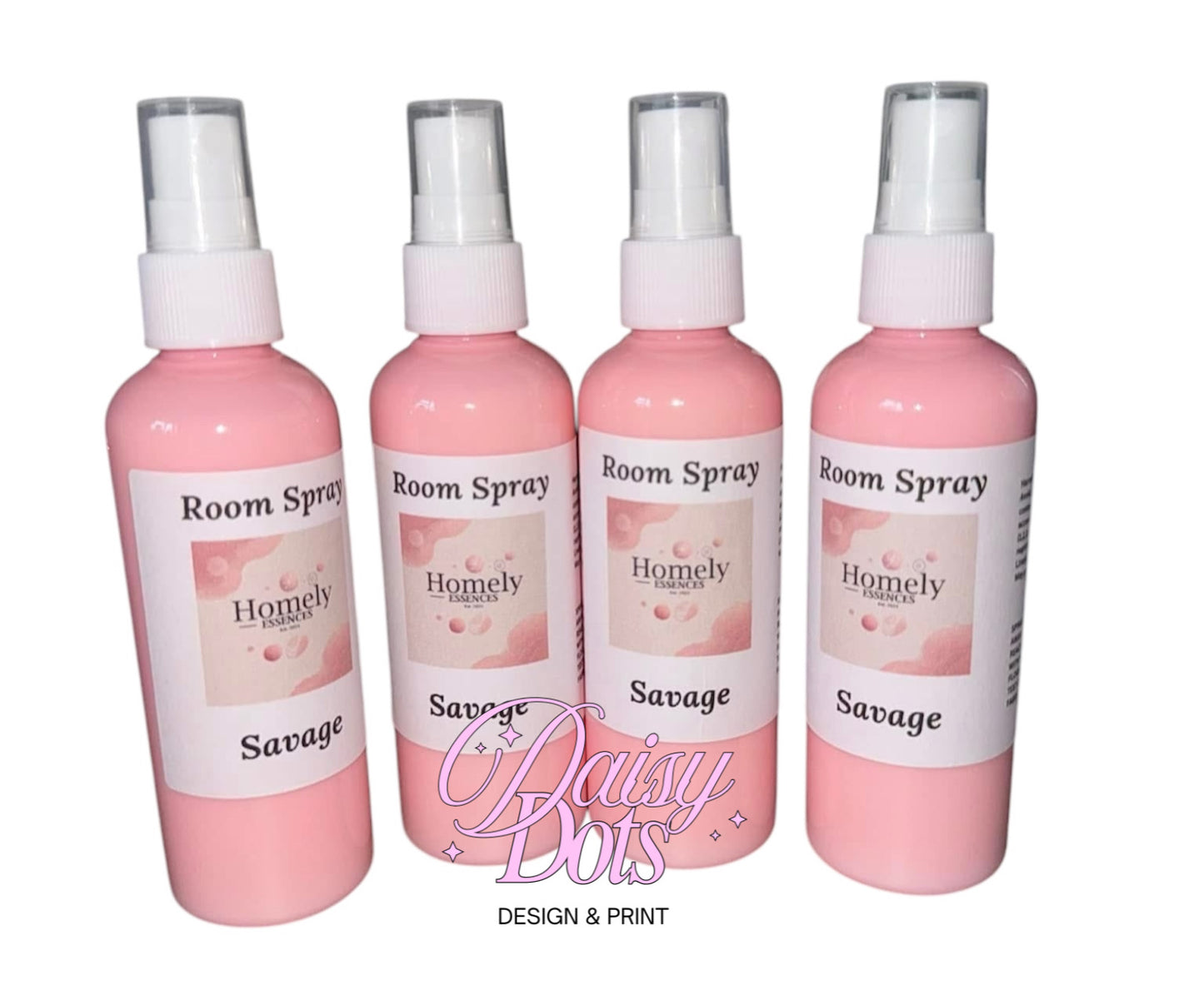 Room Spray Wraparound Labels