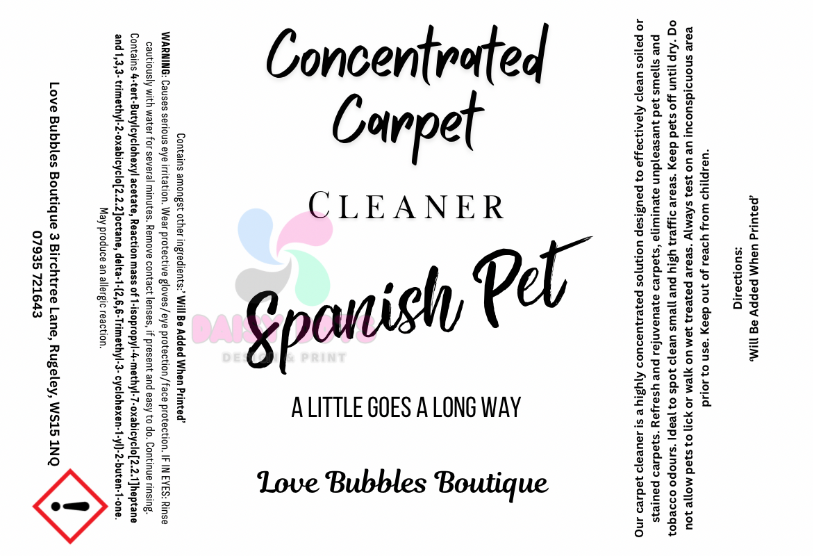 6 In 1 Cleaning Wraparound Labels - FizzyWhiz 100ml Bottles