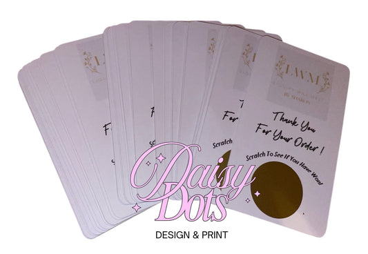 Basic Logo Scratch Cards