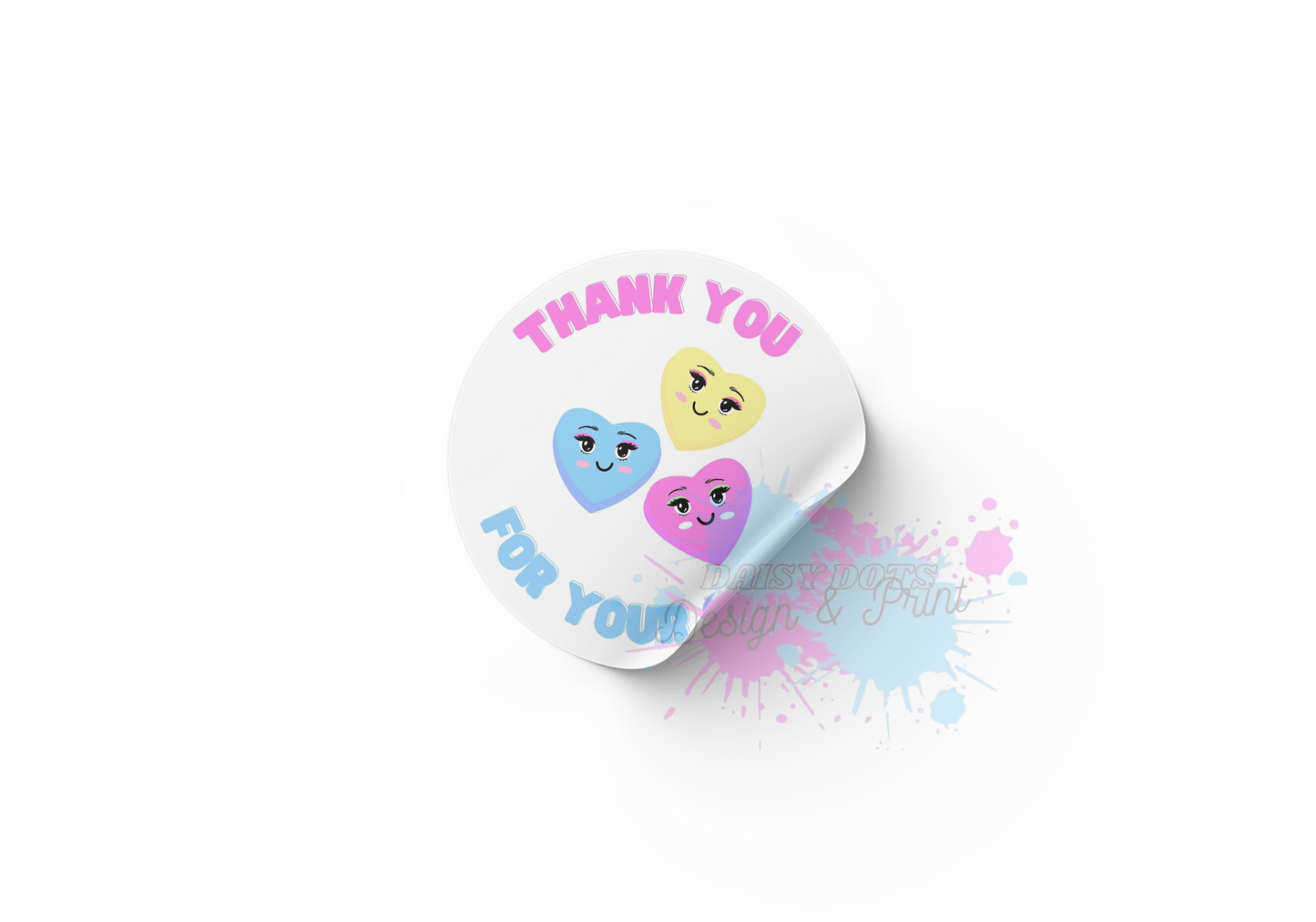 Wax Melt/Candle Thank You For Your Order Stickers