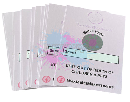 Sniff Tester Cards