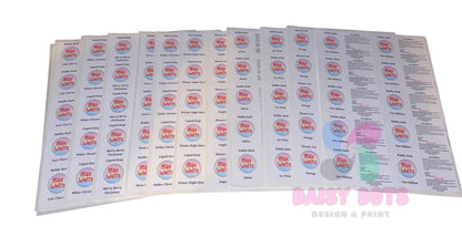 4In1 Wraparound Labels - Fizzywhiz