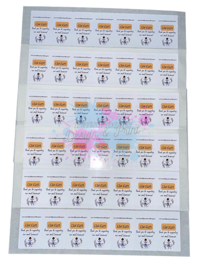 Small Bag Seal Stickers