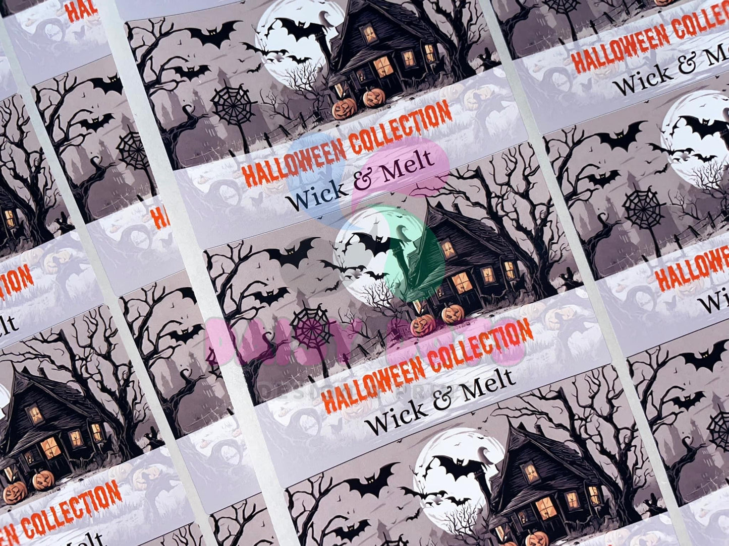 Halloween Collection HB Box Labels