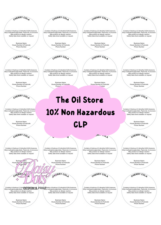 The Oil Store CLP 10% NON HAZARDOUS