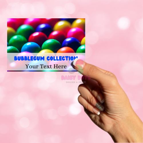 Bubblegum Collection HB Box Label