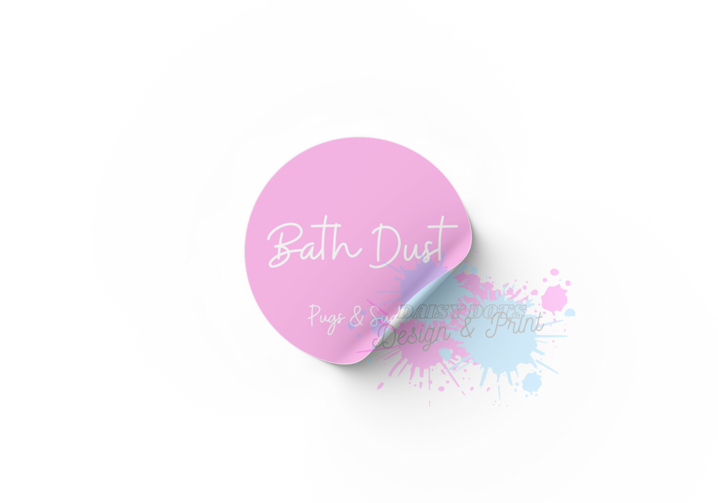 Bath Dust Labels