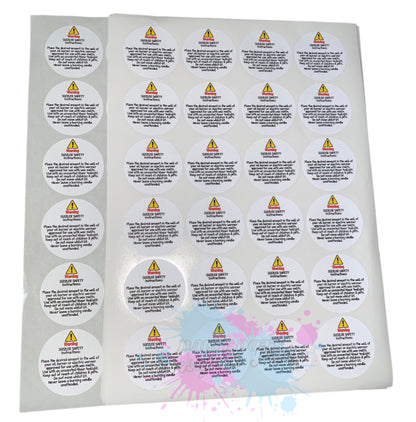 Sizzler Safety Labels