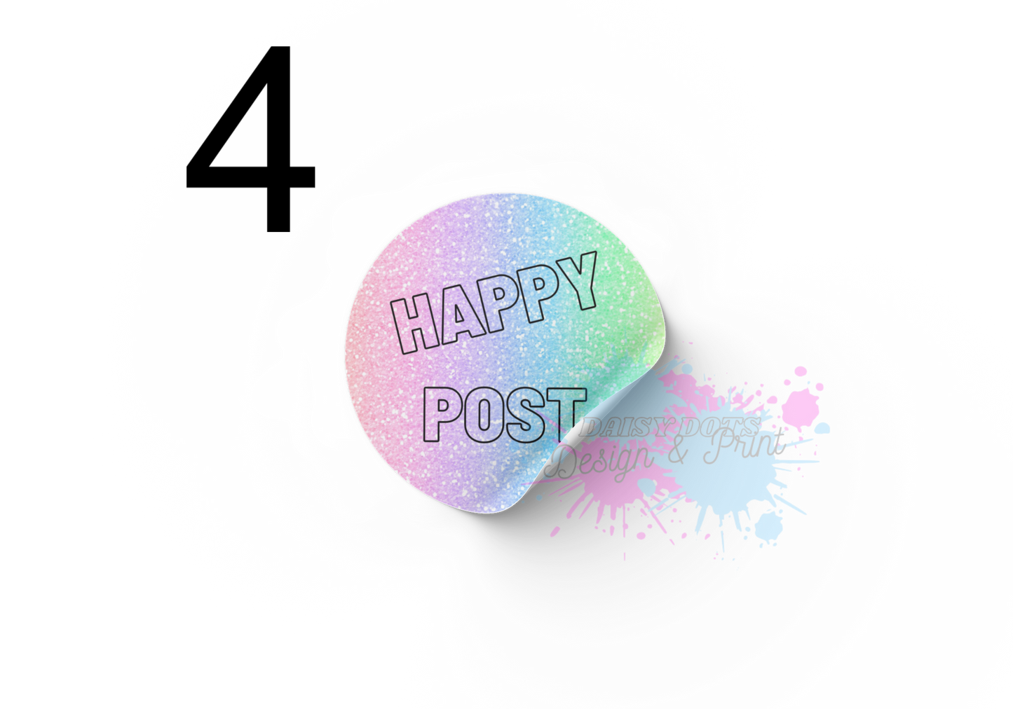 Happy Post Stickers