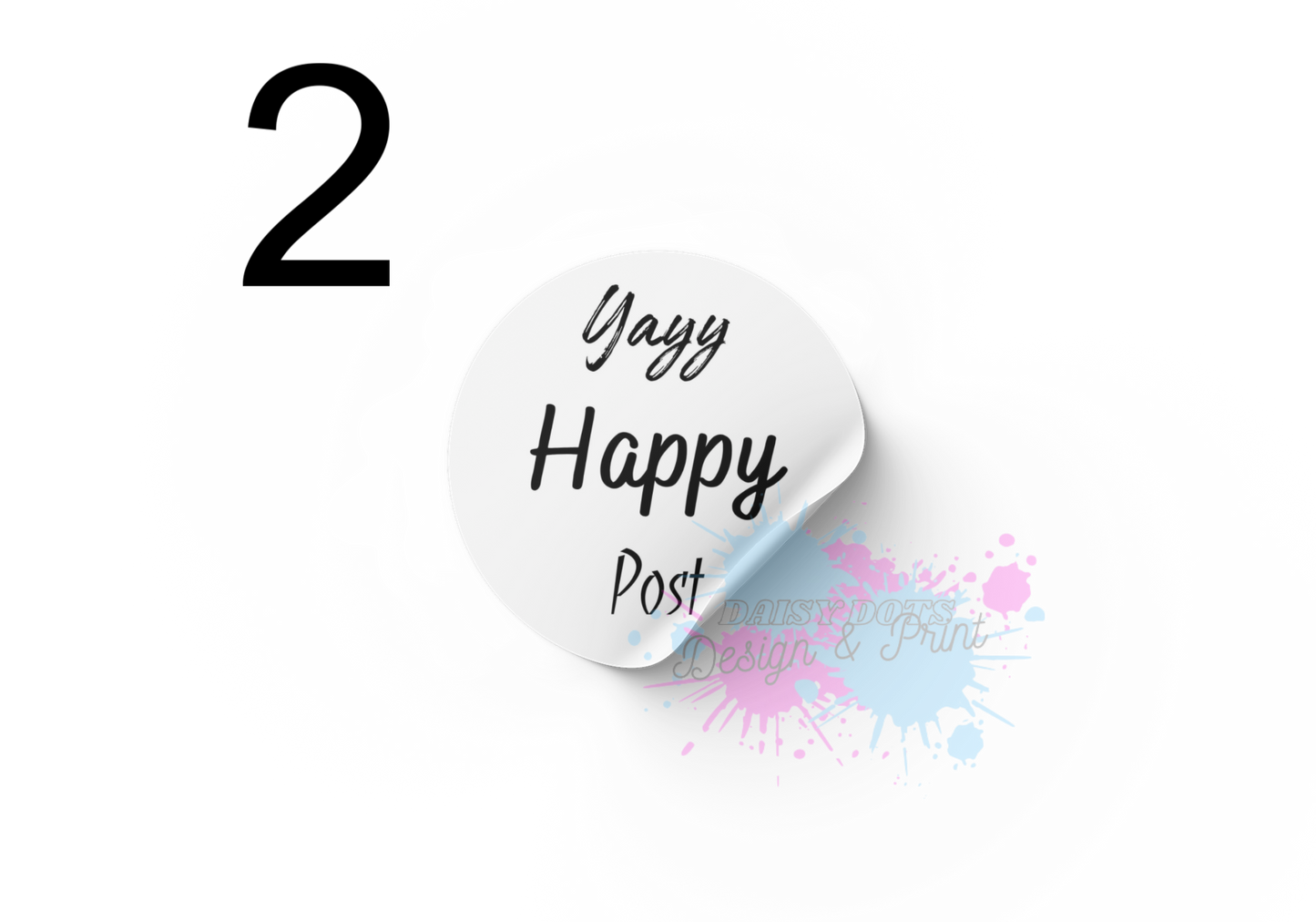 Happy Post Stickers