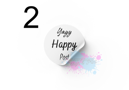 Happy Post Stickers